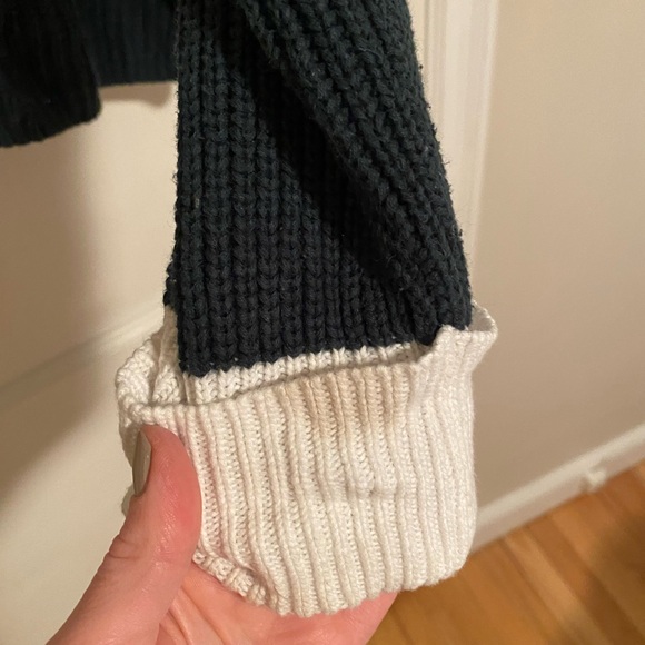 French connection color block sweater. Size XS. - Picture 3 of 3